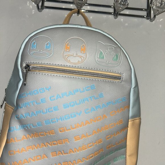 Loungefly x Pokemon Kanto Friends International Multi Color Mini Backpack - Picture 3 of 12